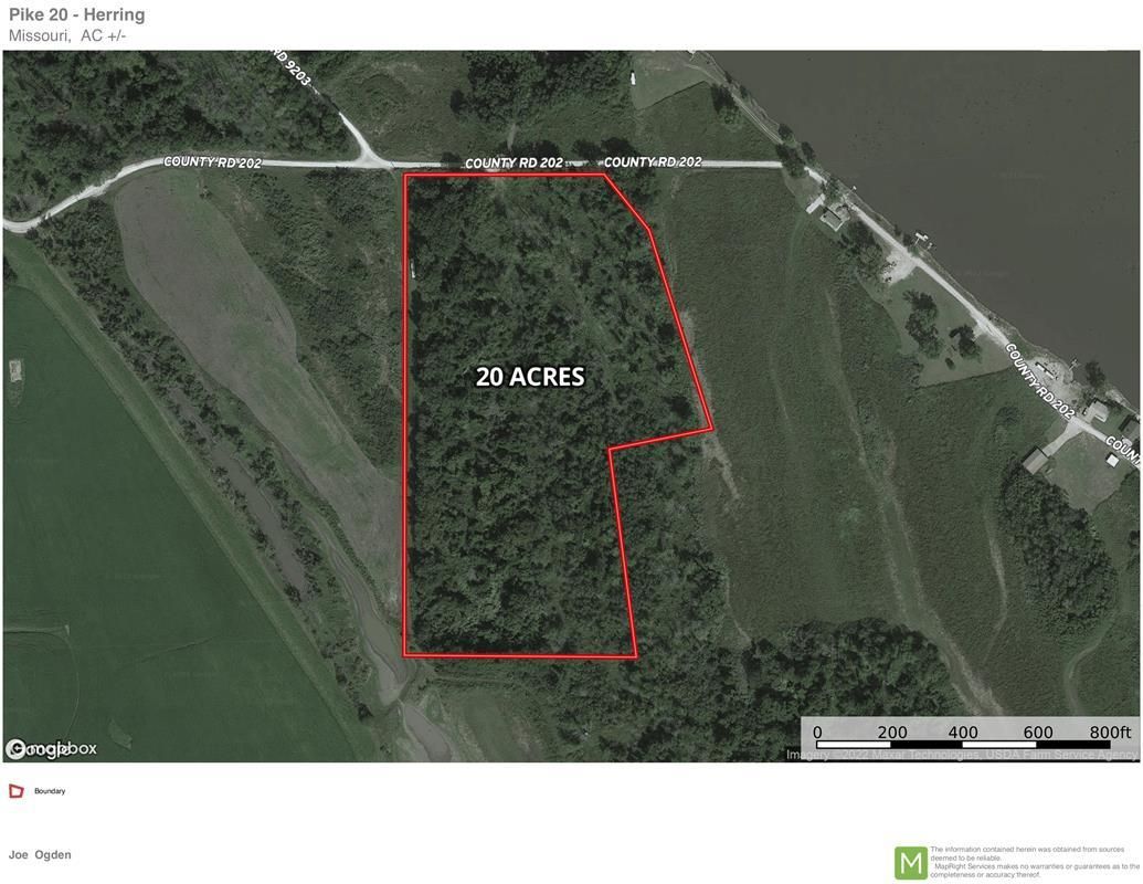20 acres in Pike County, Missouri