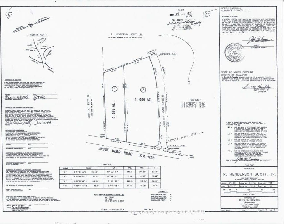 4 acres in Alamance County, North Carolina
