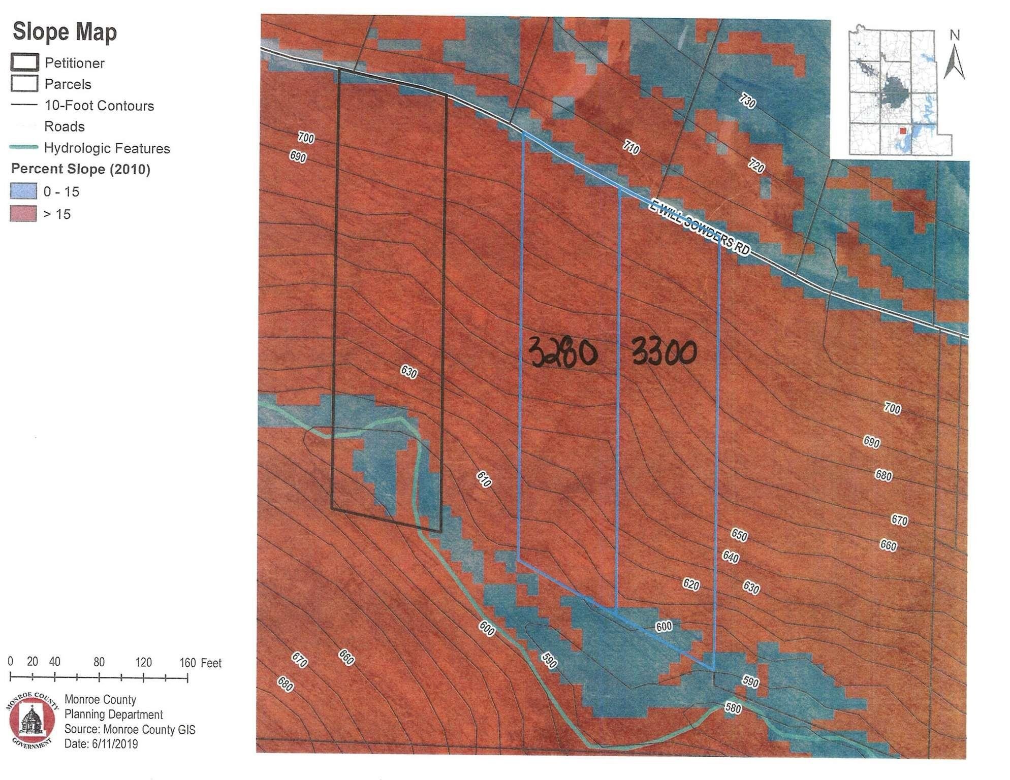 3 acres in Monroe County, Indiana