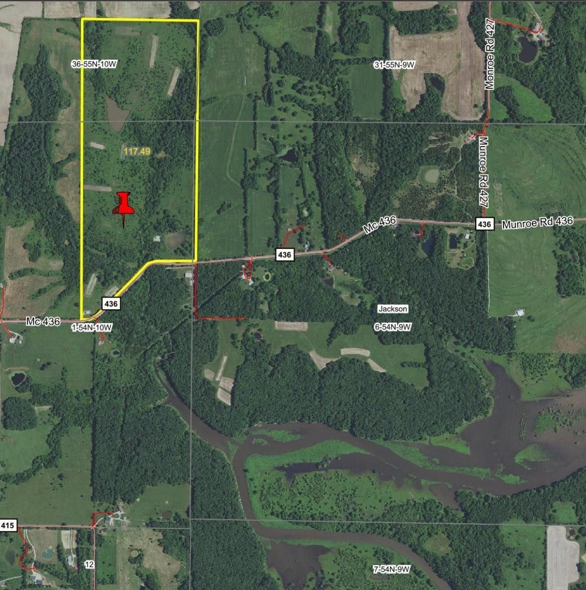 117 acres in Monroe County, Missouri