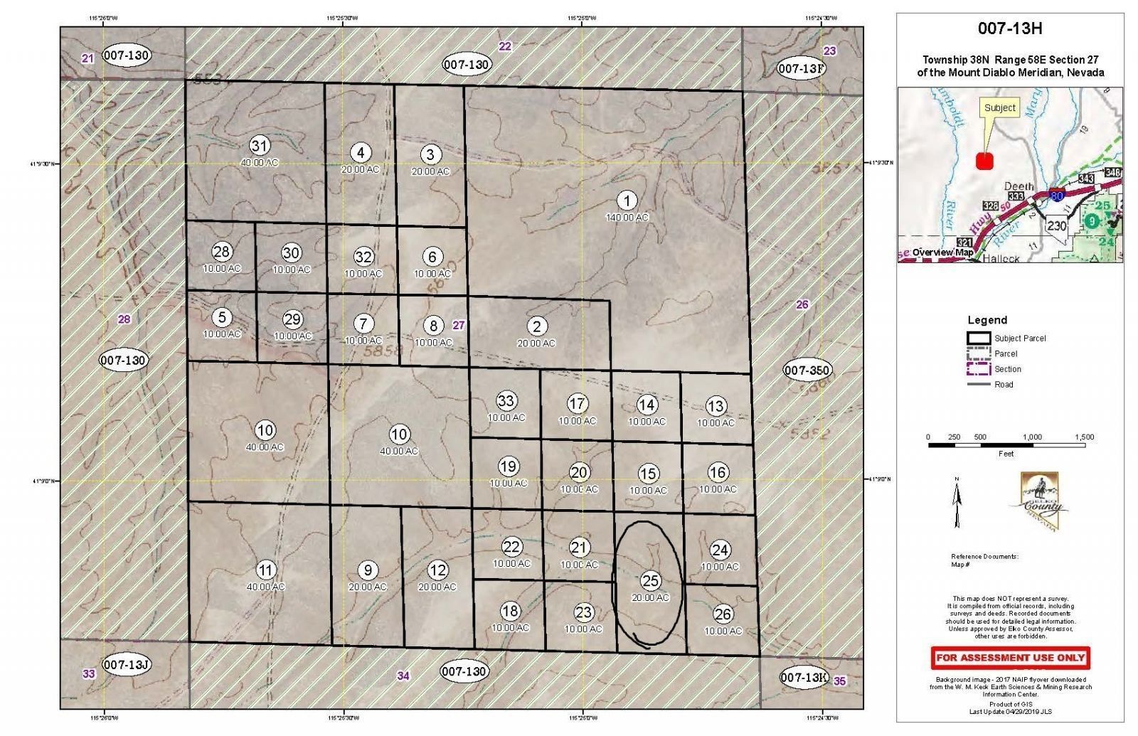 20 acres in Elko County, Nevada