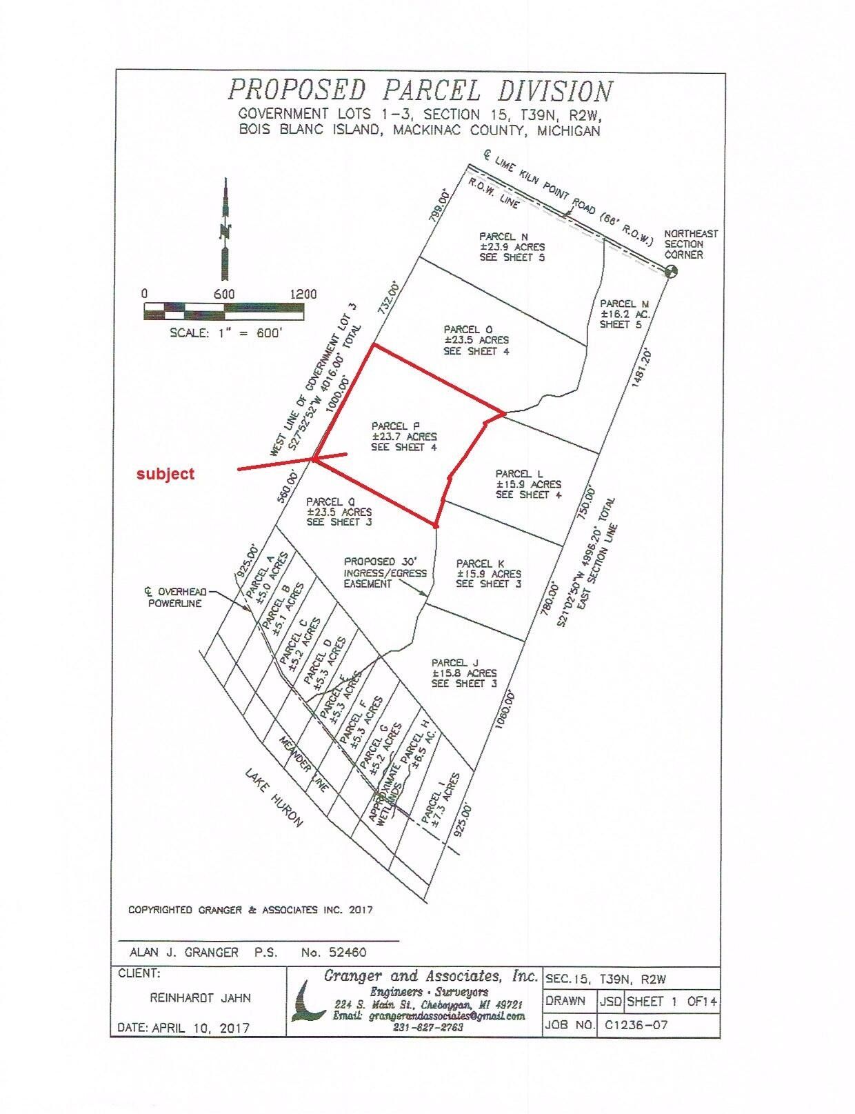 23.7 acres in Mackinac County, Michigan