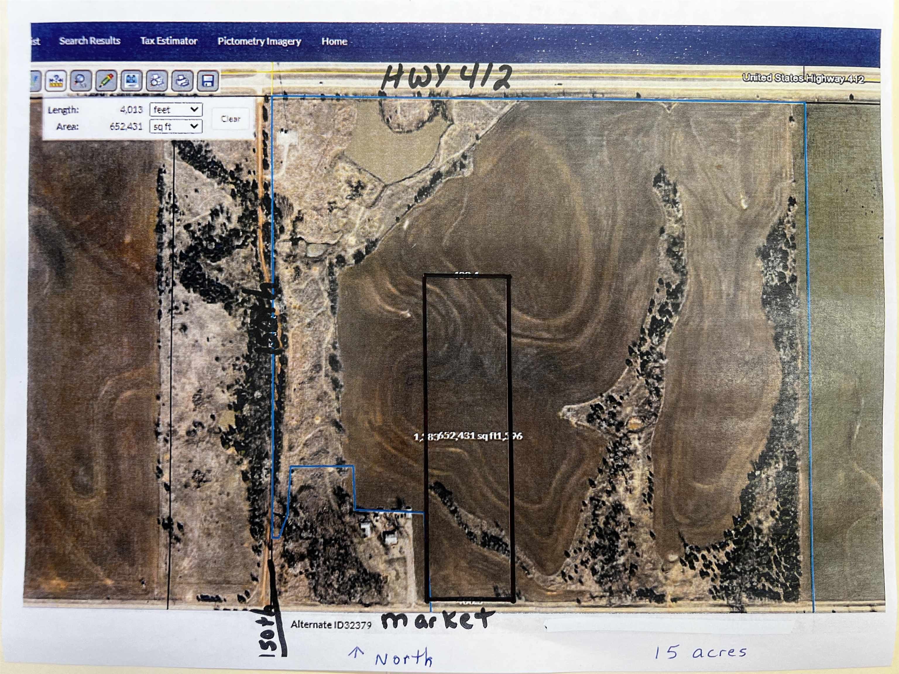 15 acres in Garfield County, Oklahoma