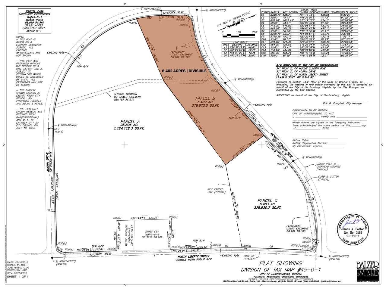 4.9 acres in Harrisonburg City County, Virginia