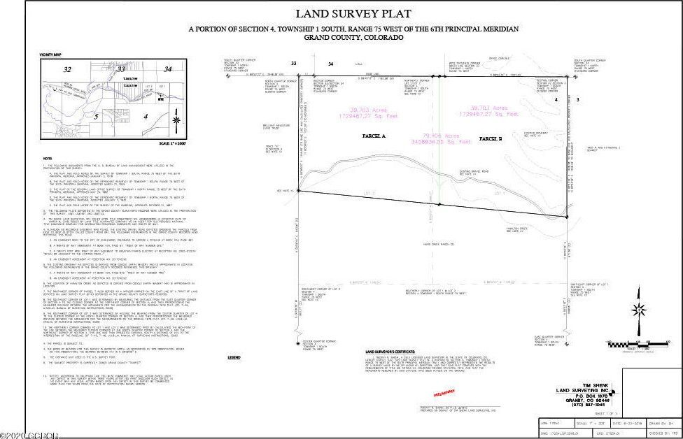 39.7 acres in Grand County, Colorado
