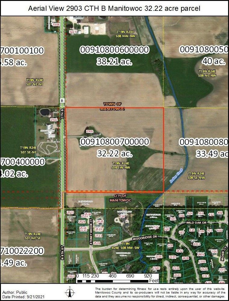 70.14 acres in Manitowoc County, Wisconsin