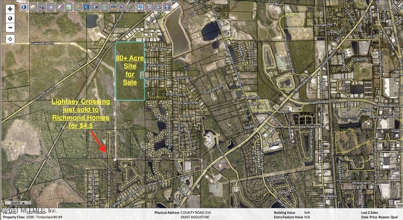 80 acres in Saint Johns County, Florida