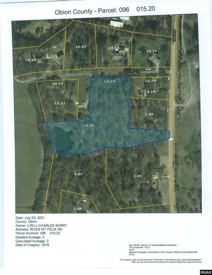 4 acres in Obion County, Tennessee