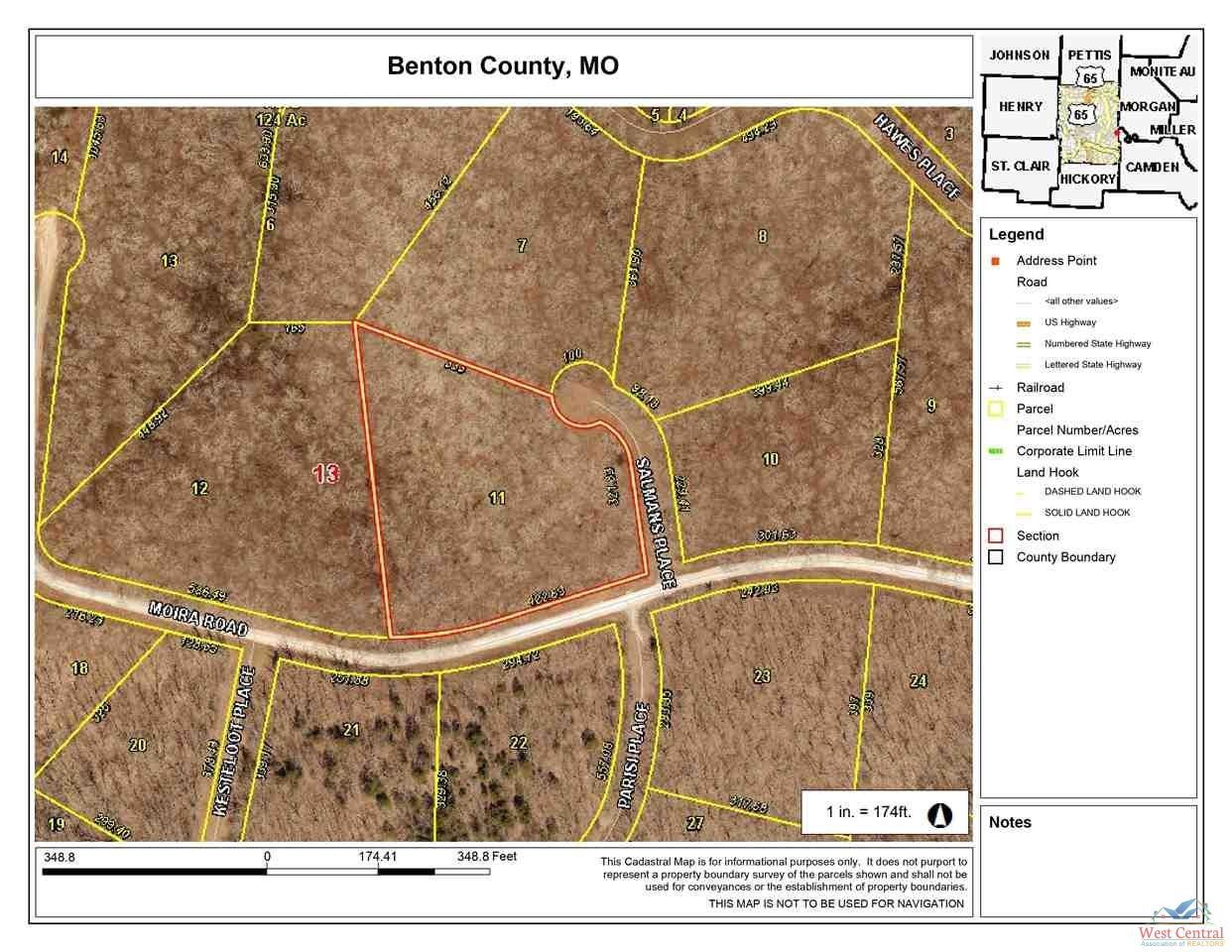 3.1 acres in Benton County, Missouri