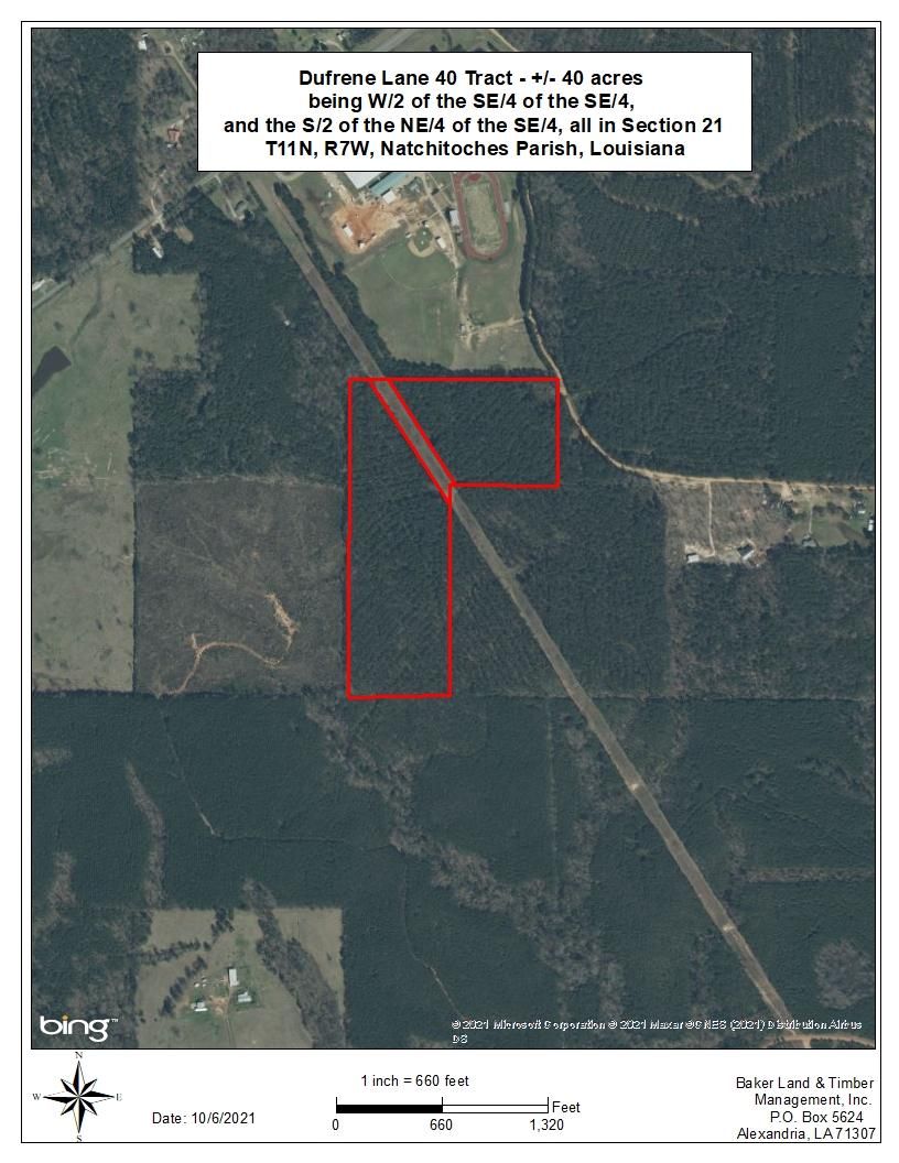 40 acres in Natchitoches Parish, Louisiana