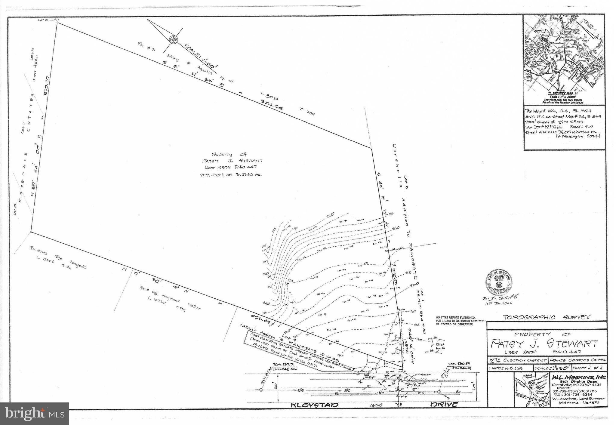 5.44 acres in Prince County, Maryland