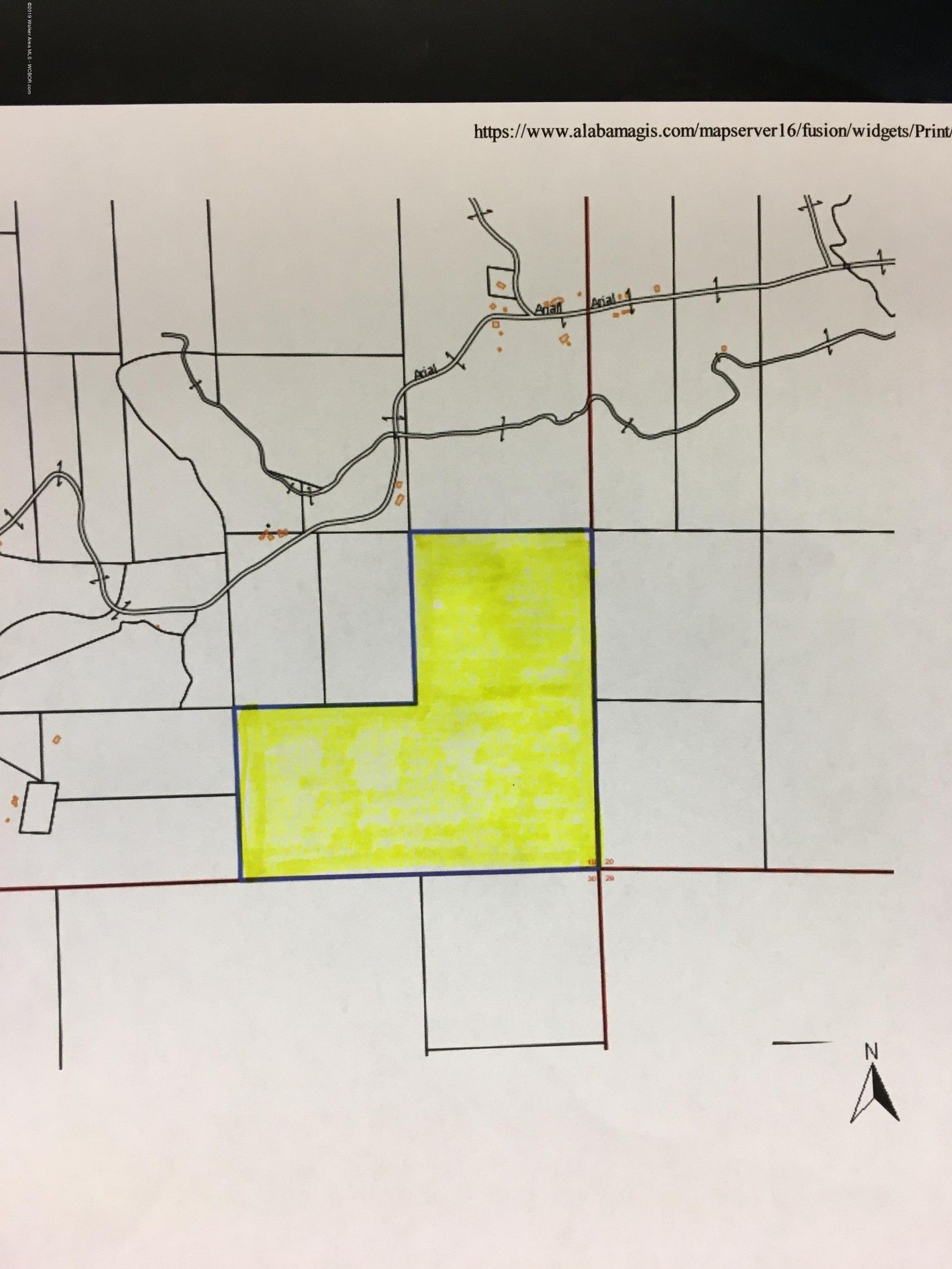 120 acres in Walker County, Alabama