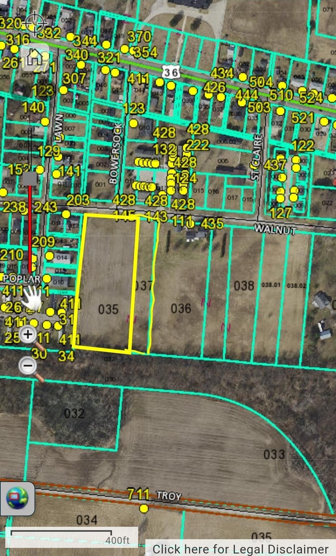 3 acres in Champaign County, Ohio