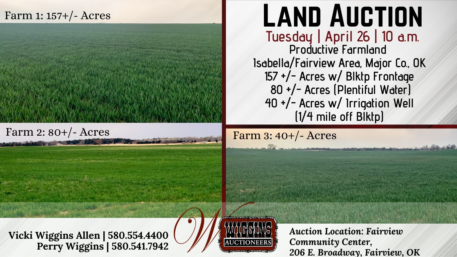 277 acres in Major County, Oklahoma