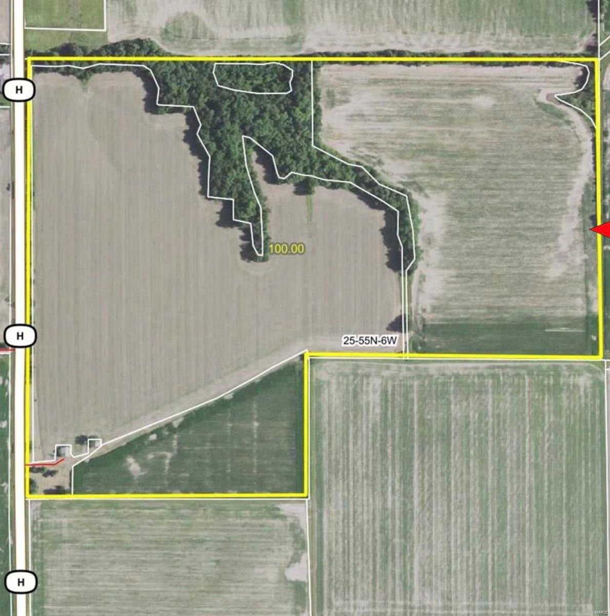 100 acres in Ralls County, Missouri
