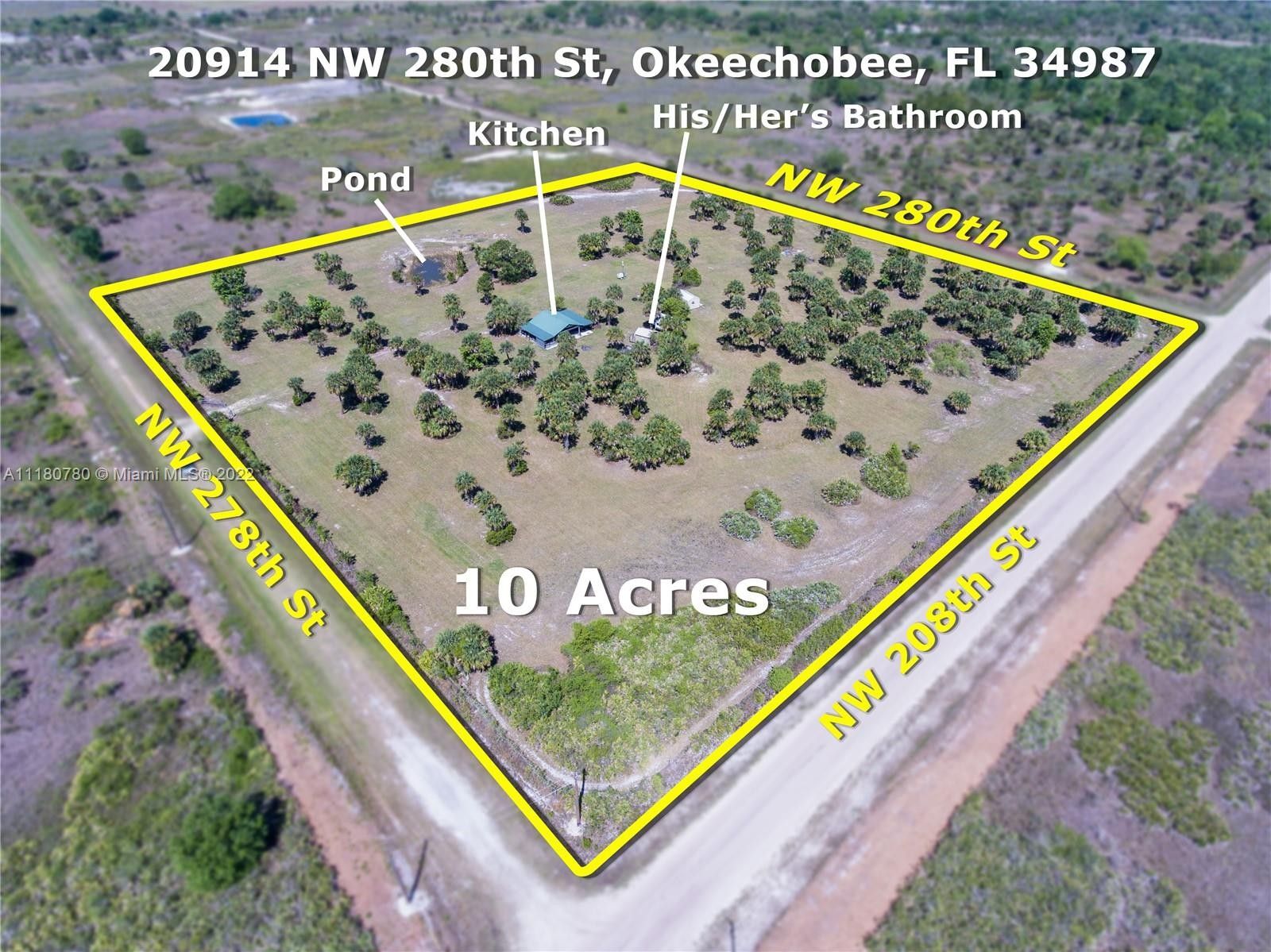 10 acres in Okeechobee County, Florida