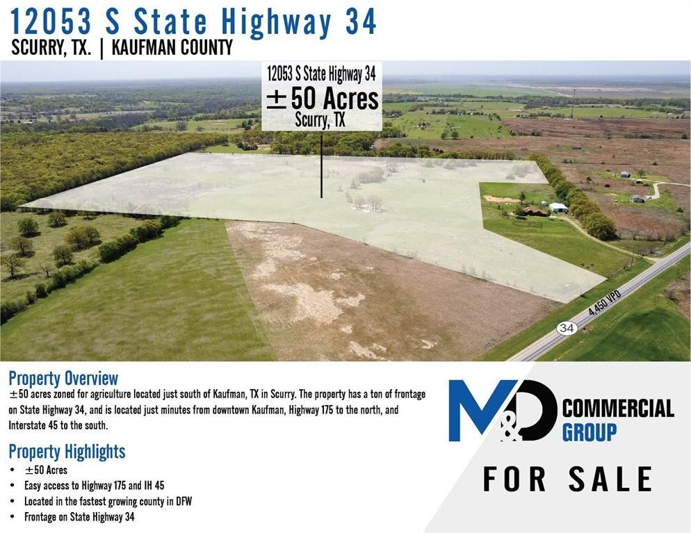 50 acres in Kaufman County, Texas