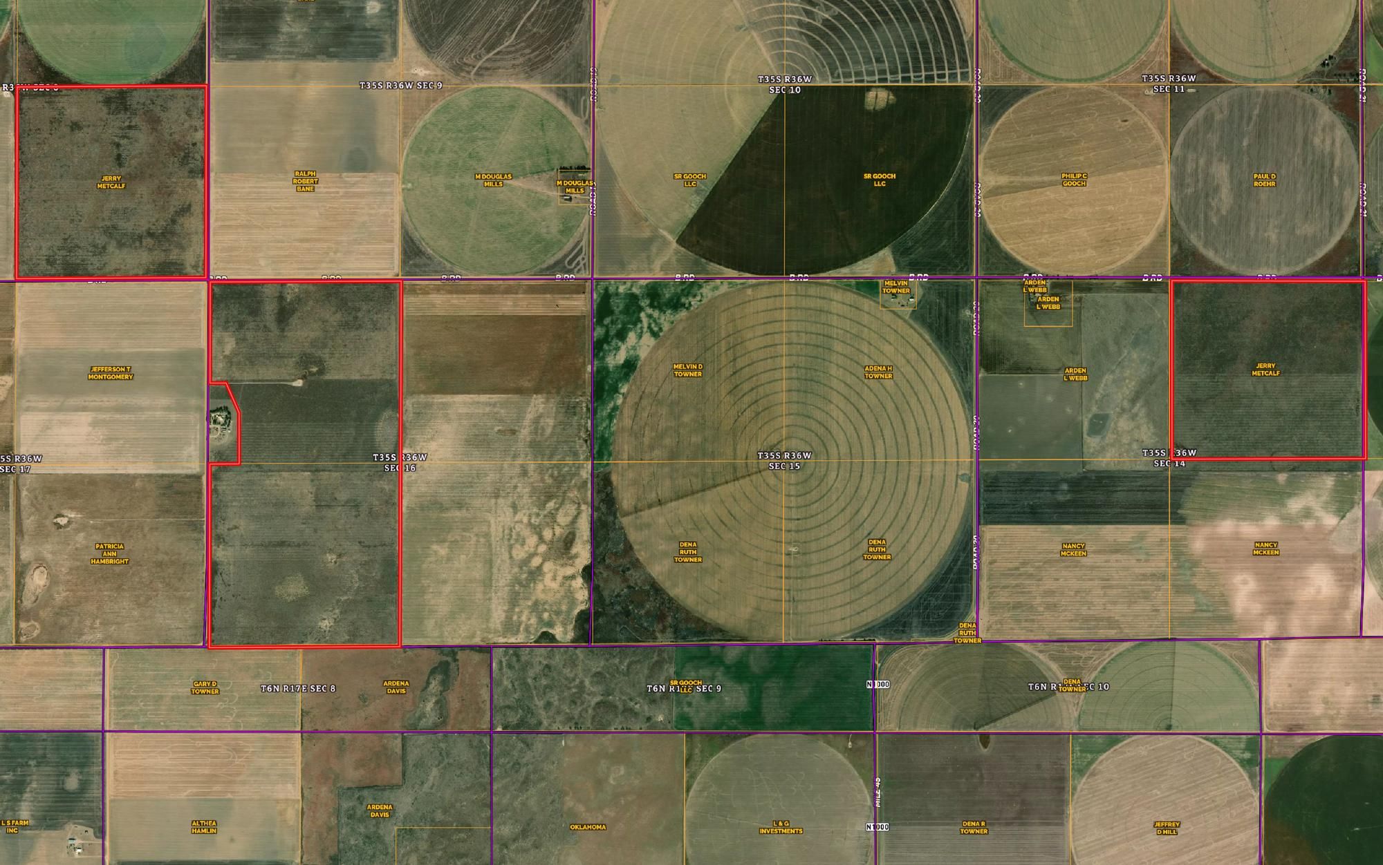 614 acres in Stevens County, Kansas