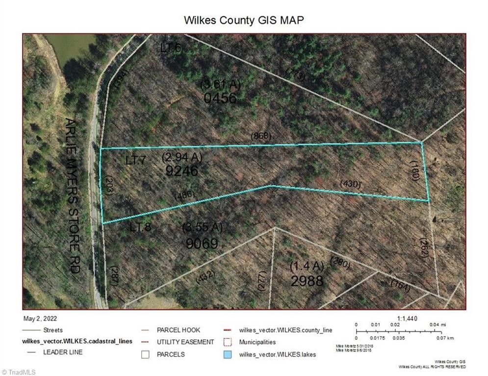 3.13 acres in Wilkes County, North Carolina