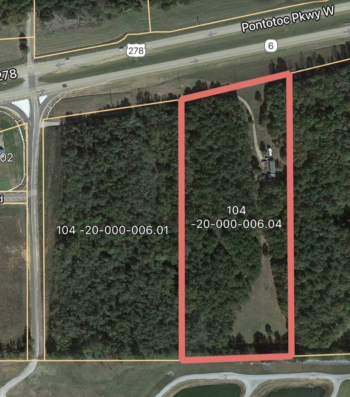 10 acres in Pontotoc County, Mississippi