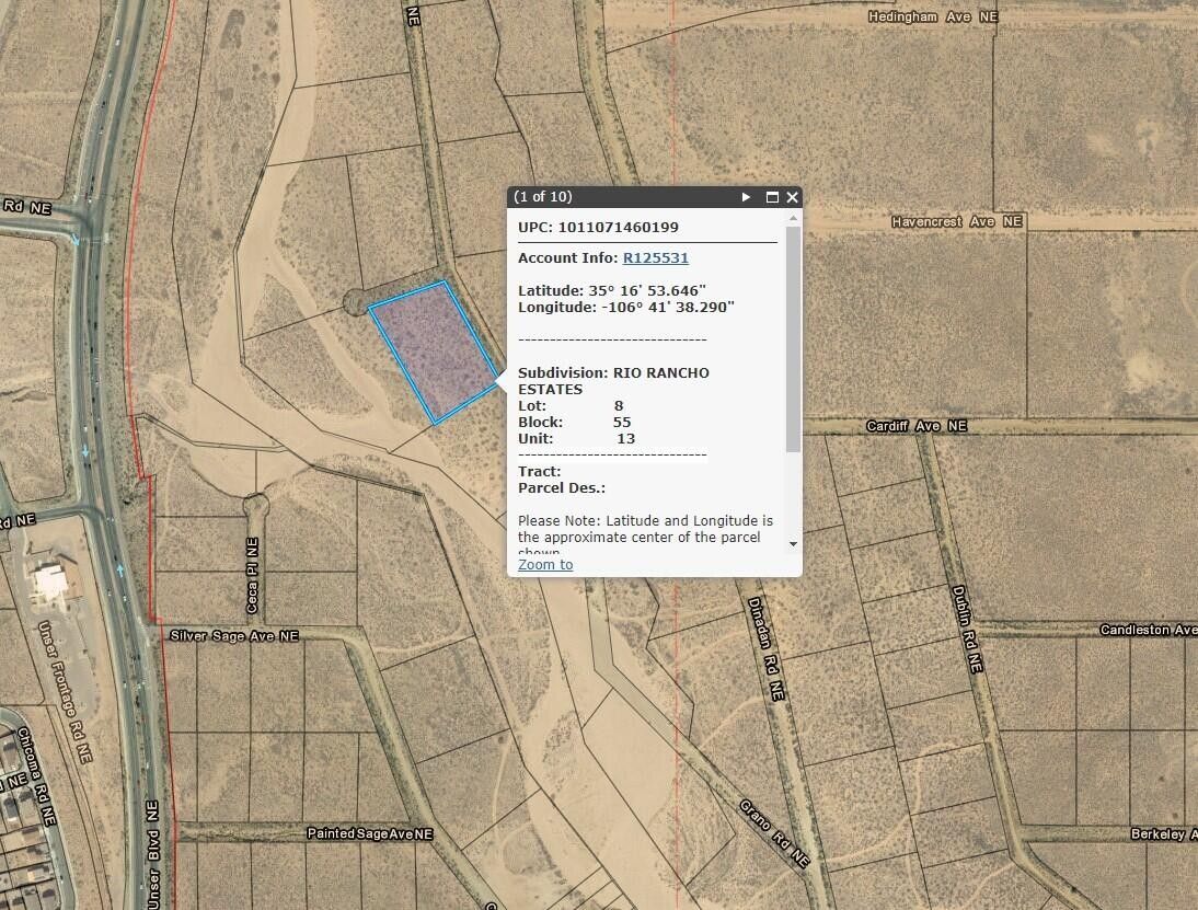 2 acres in Sandoval County, New Mexico