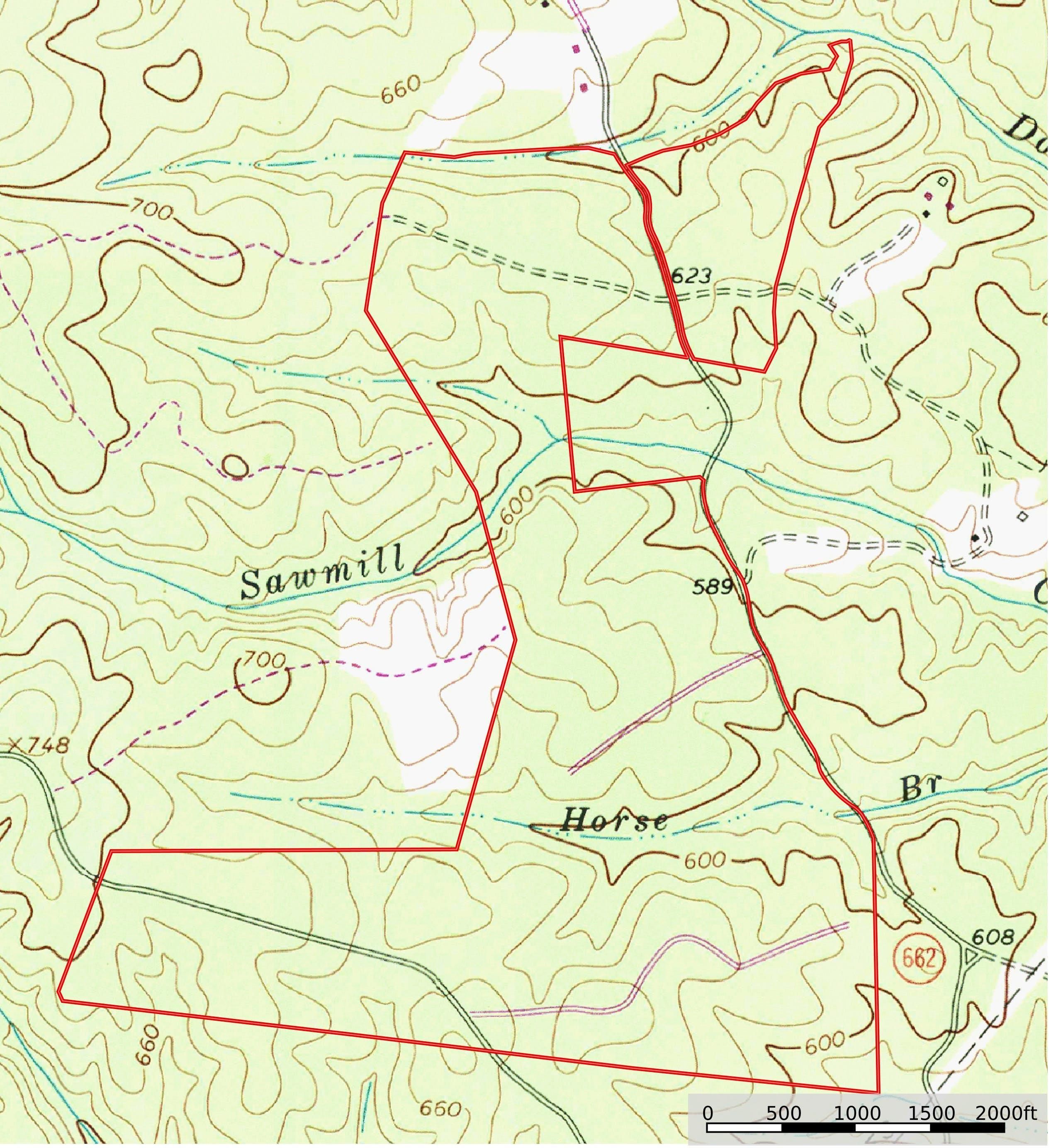 406.4 acres in Buckingham County, Virginia