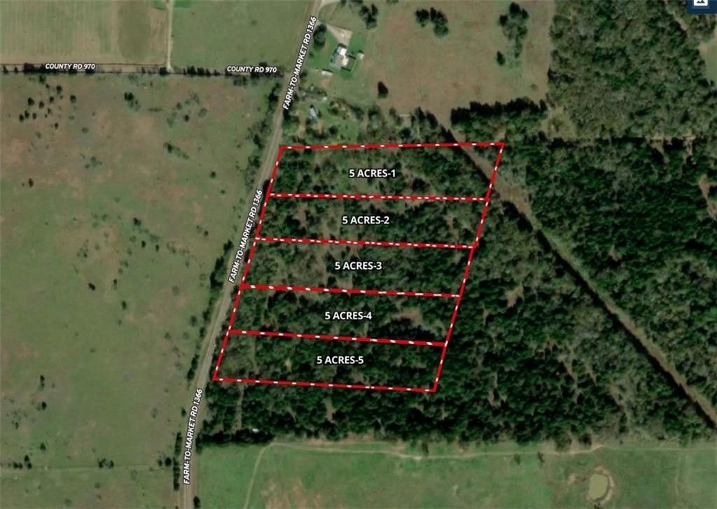 5 acres in Freestone County, Texas