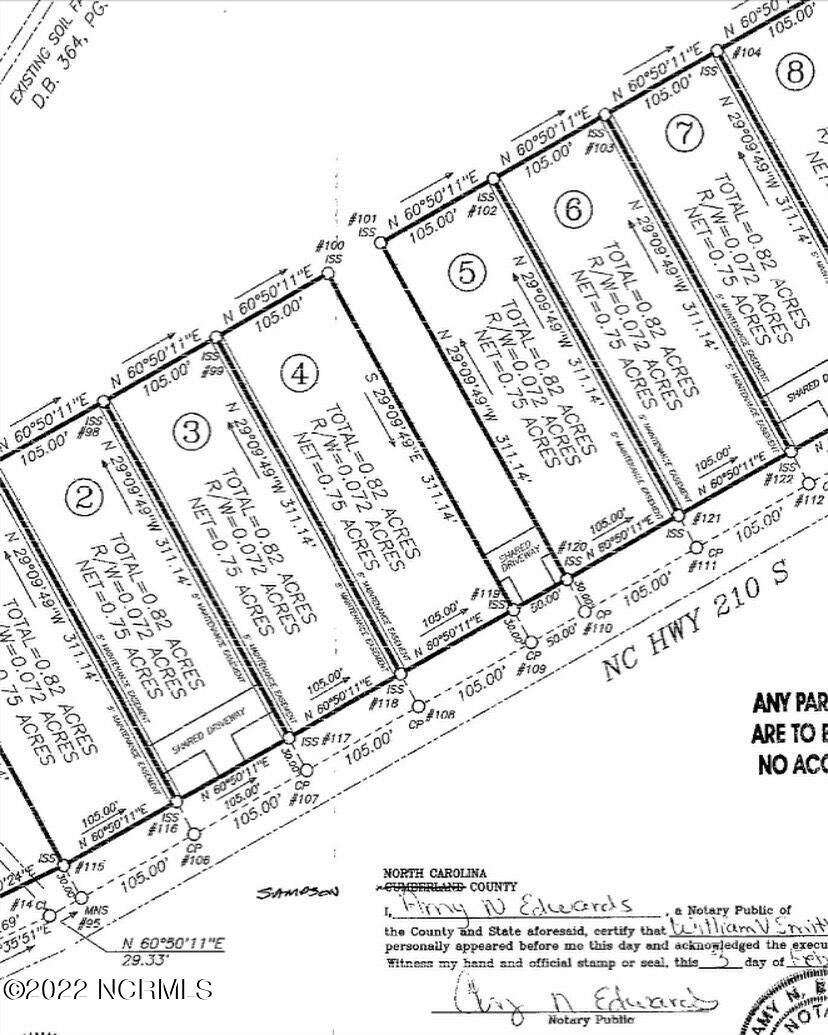 2.25 acres in Cumberland County, North Carolina