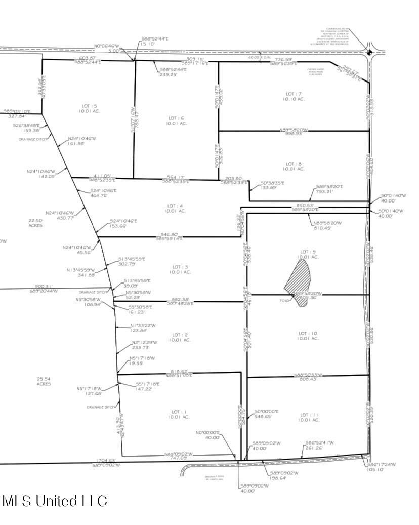 10.01 acres in DeSoto County, Mississippi