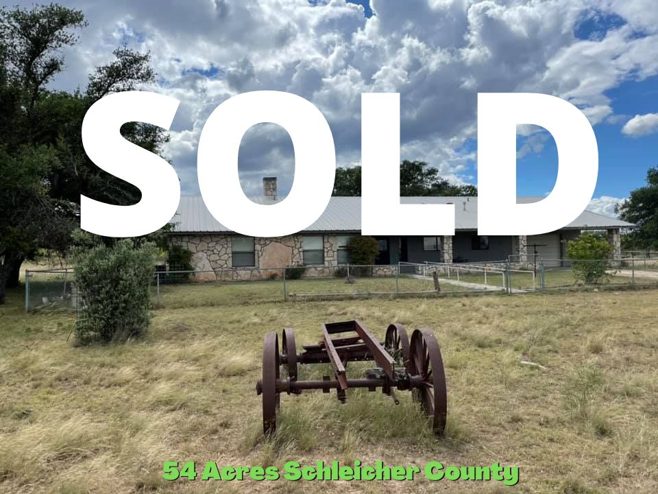 54 acres in Schleicher County, Texas