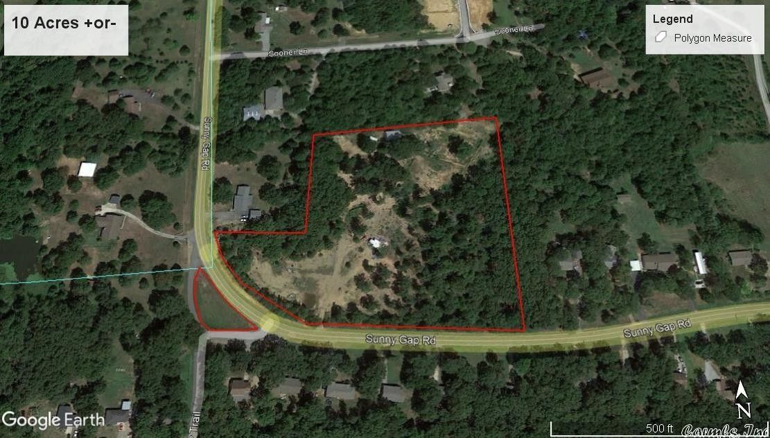 10 acres in Faulkner County, Arkansas