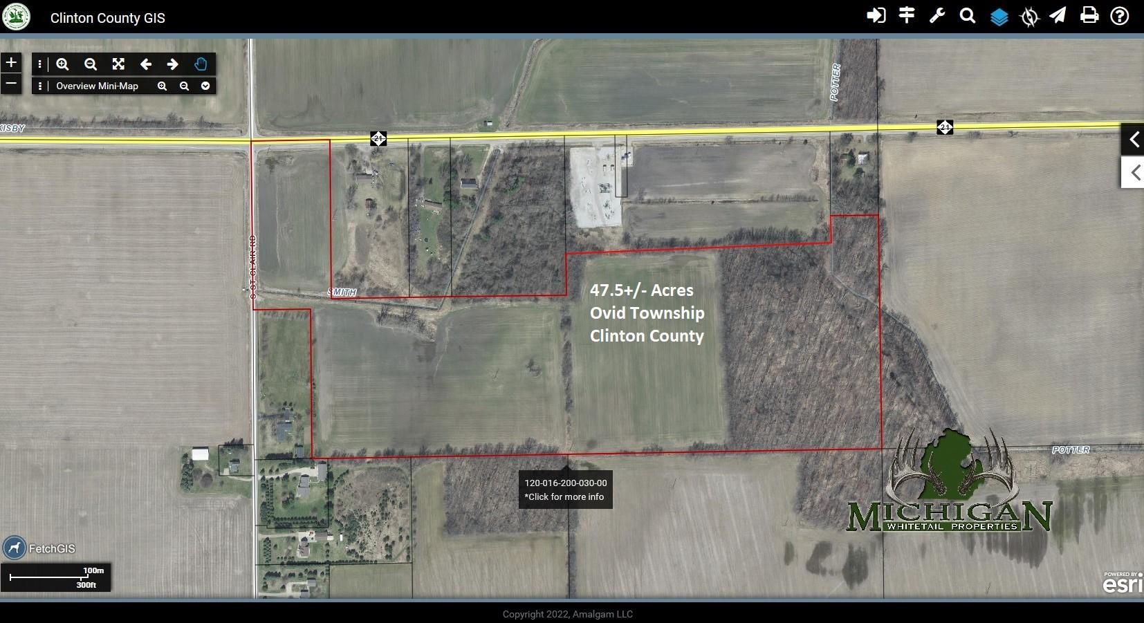 47.4 acres in Clinton County, Michigan