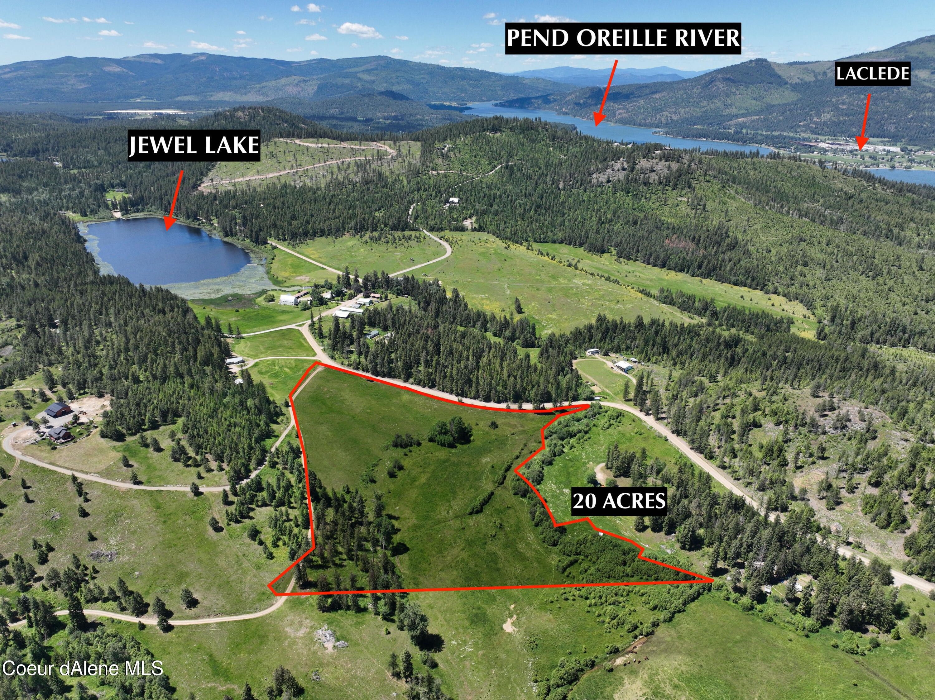 20 acres in Bonner County, Idaho