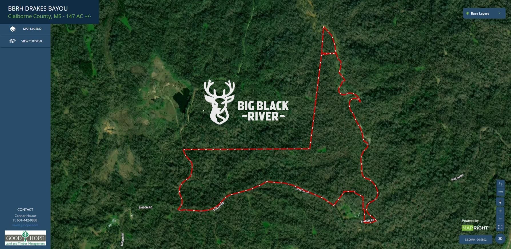 150 acres in Claiborne County, Mississippi