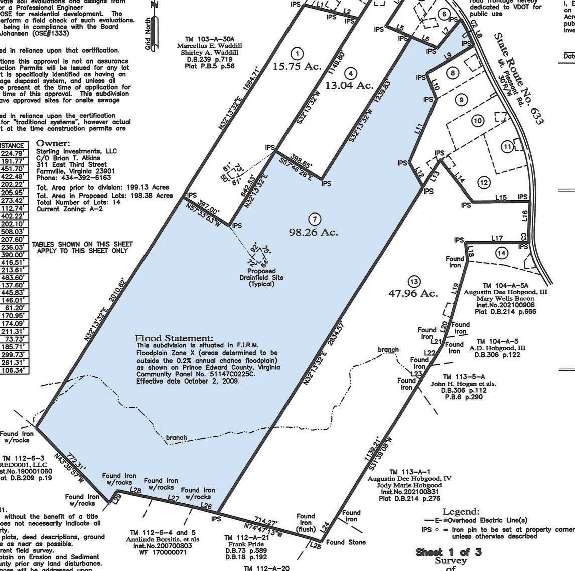 98.26 acres in Prince Edward County, Virginia