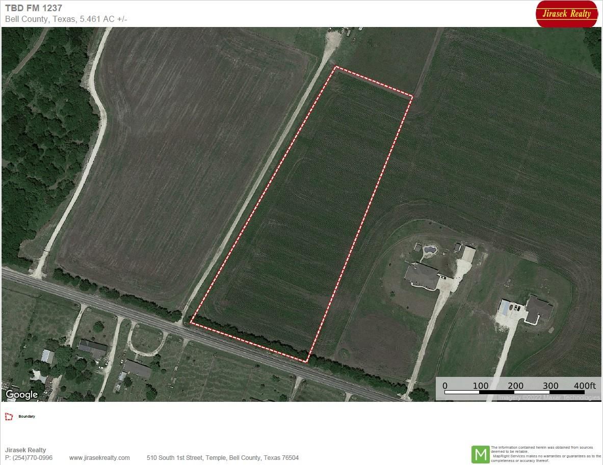 5.46 acres in Bell County, Texas