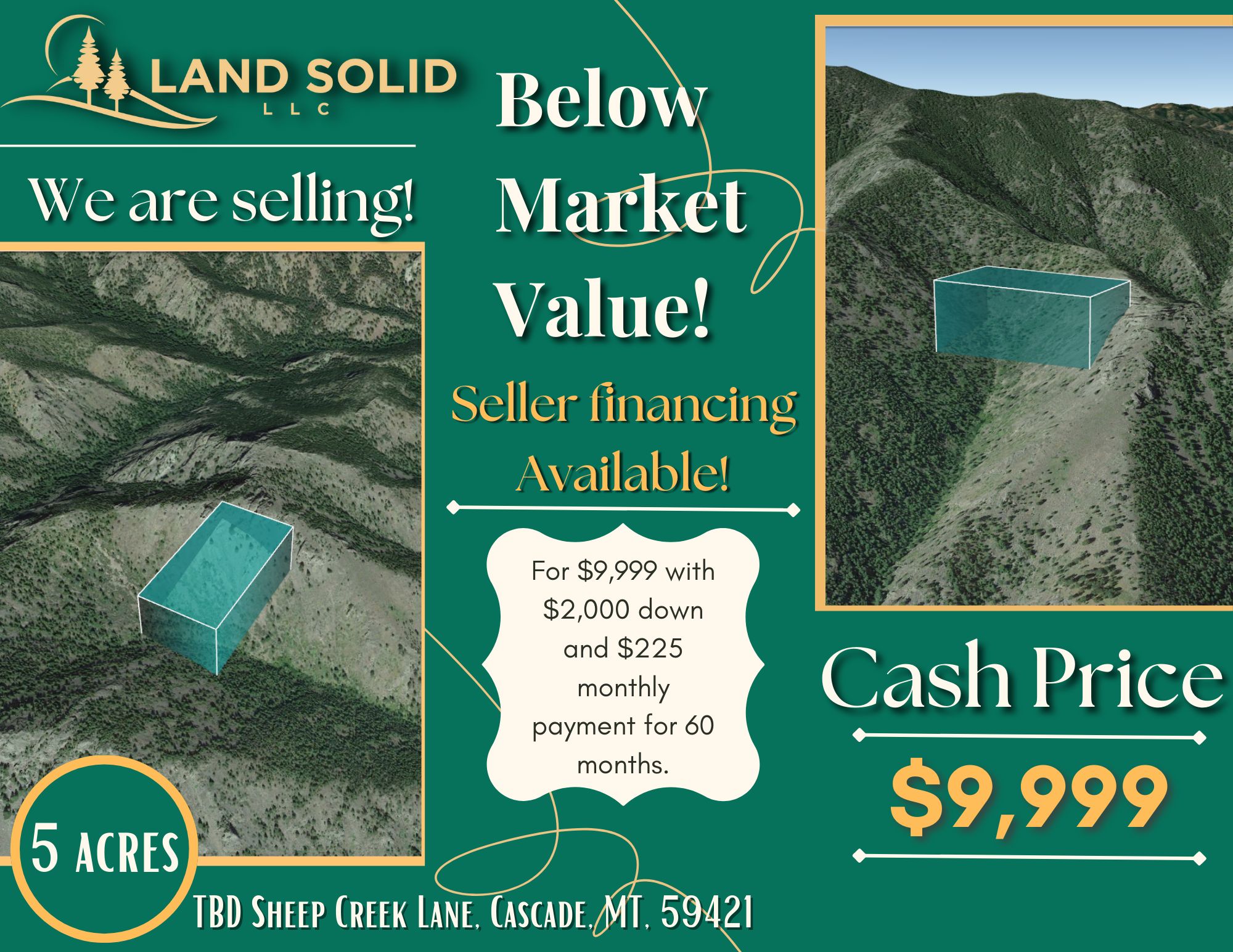 5 acres in Cascade County, Montana