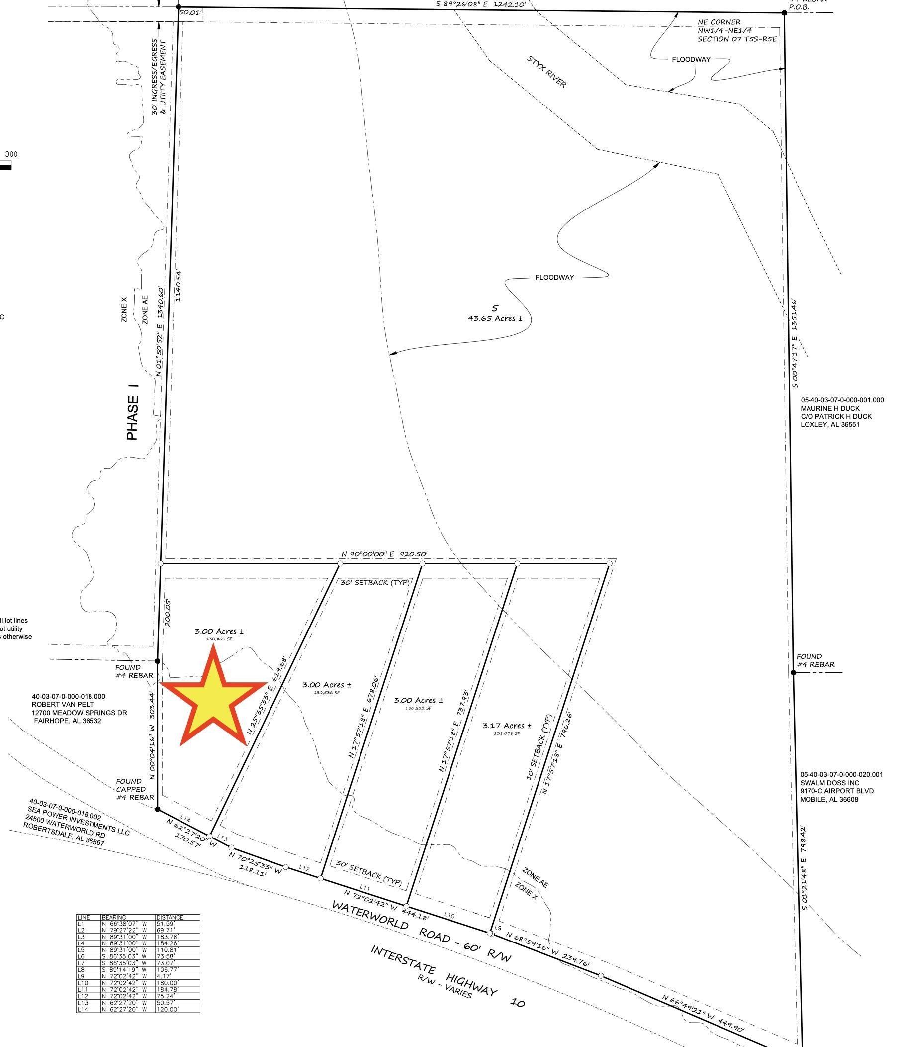 3 acres in Baldwin County, Alabama