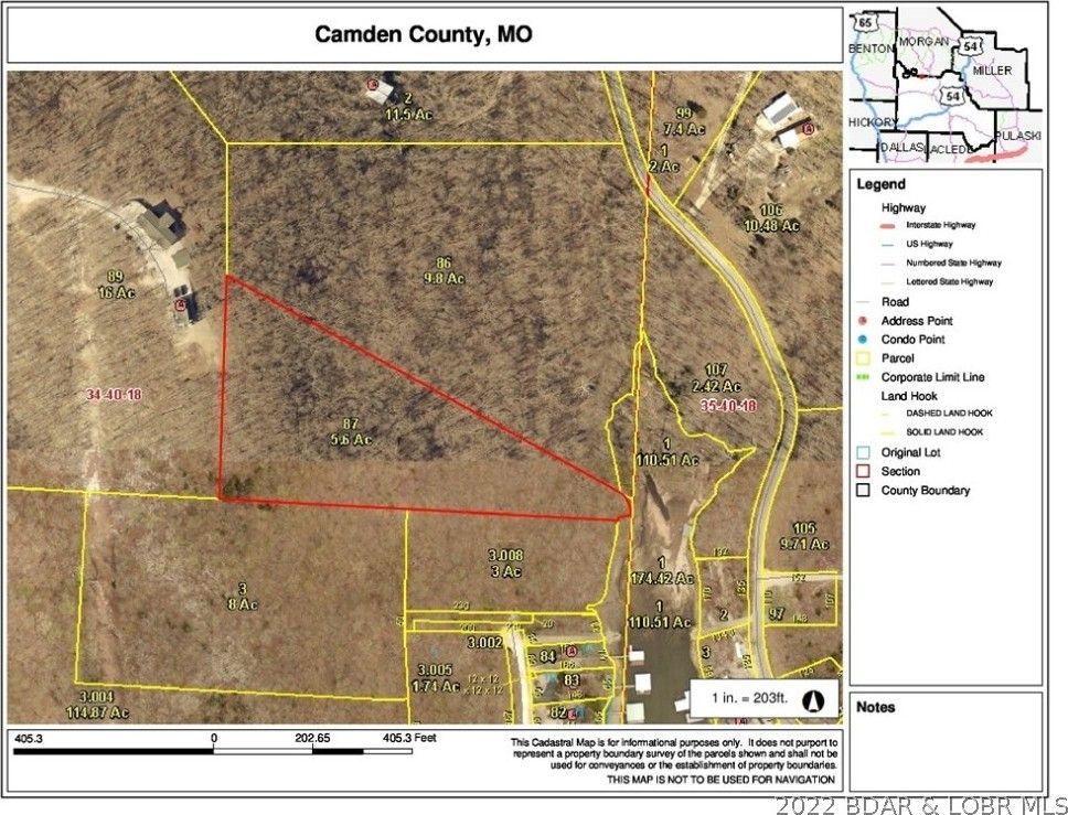 5.6 acres in Camden County, Missouri
