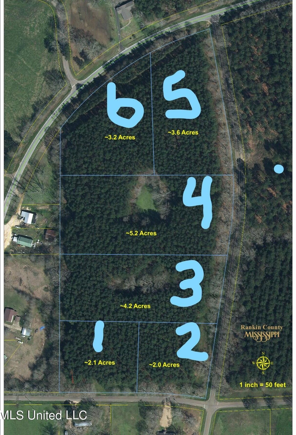 4 acres in Rankin County, Mississippi
