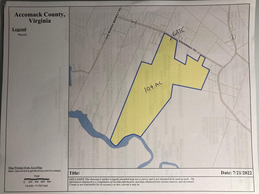 104 acres in County, Virginia