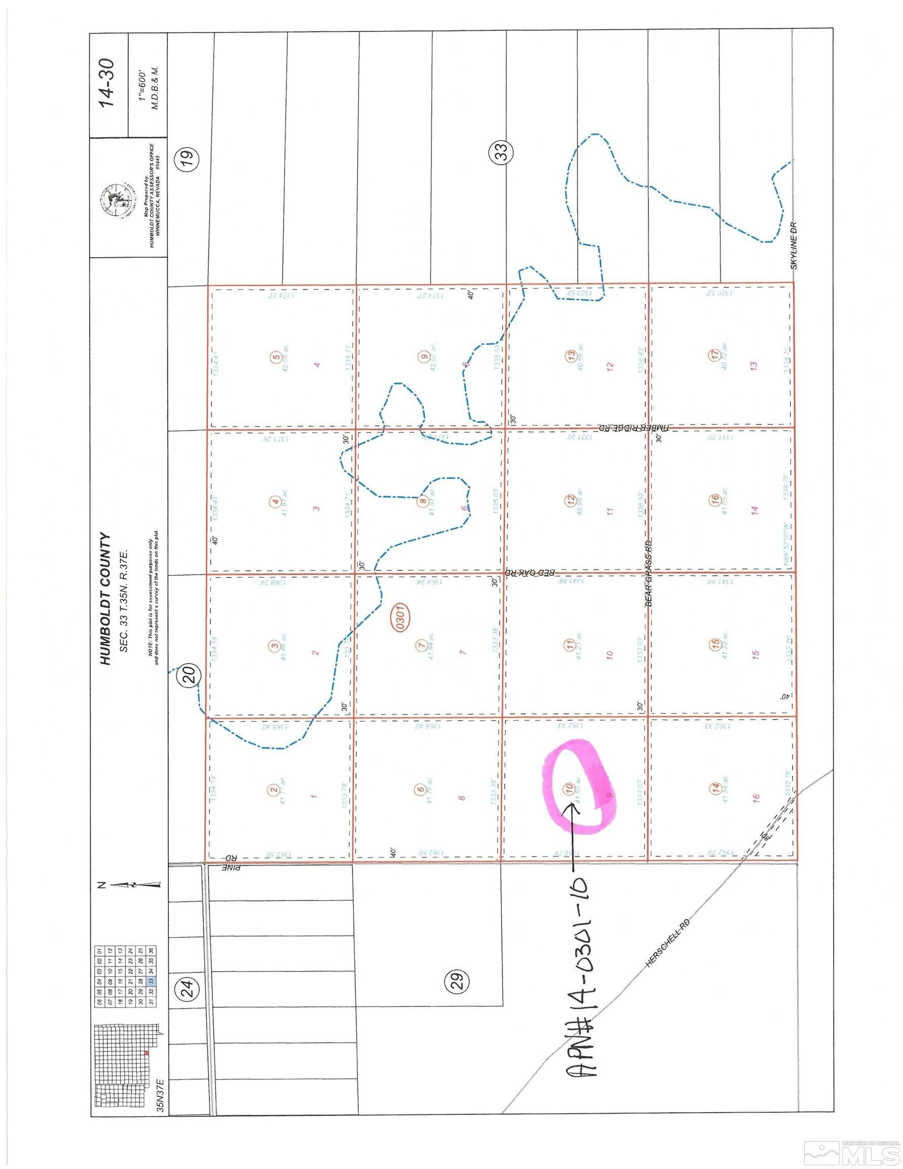 41.55 acres in Humboldt County, Nevada