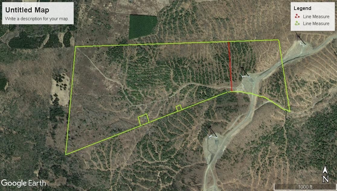 100 acres in Aroostook County, Maine