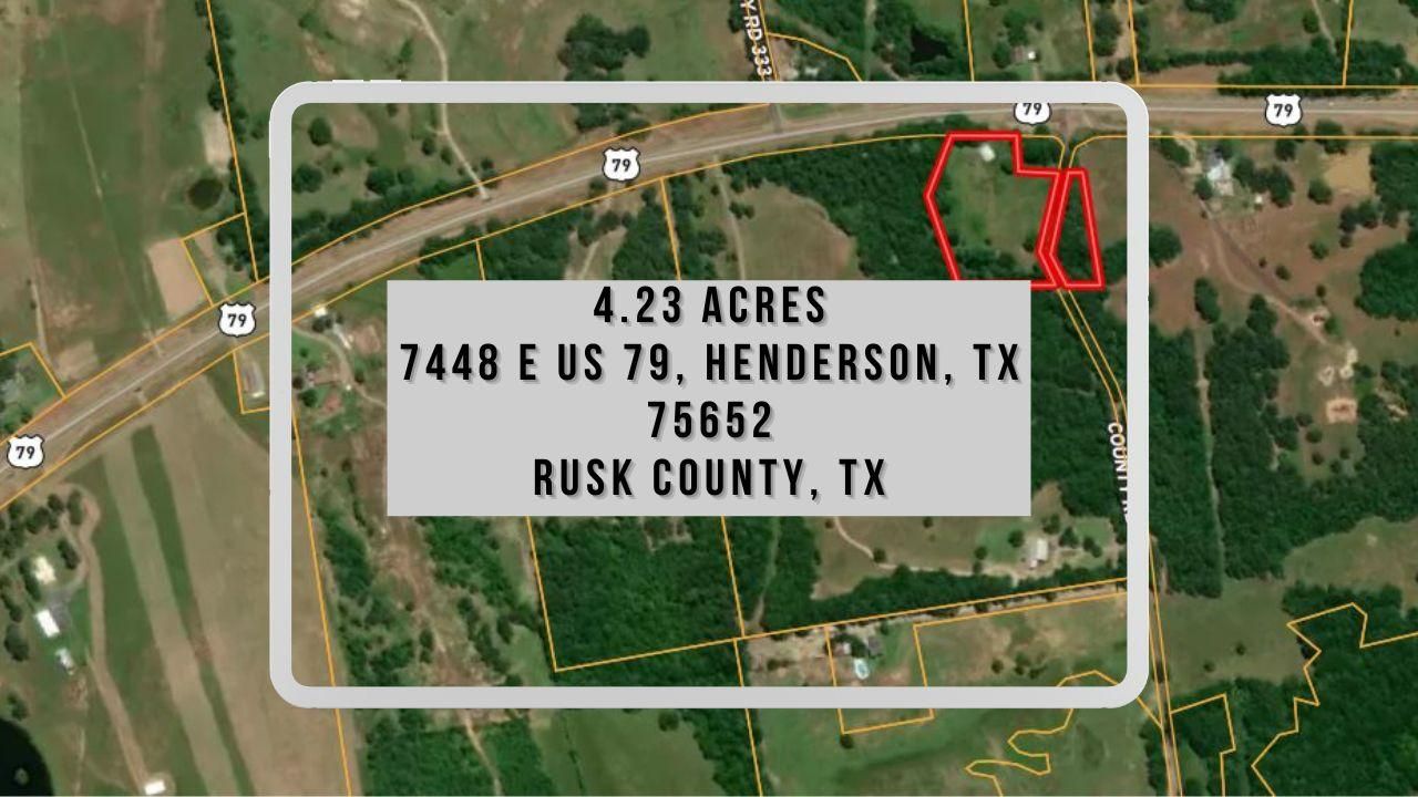 4.23 acres in Rusk County, Texas