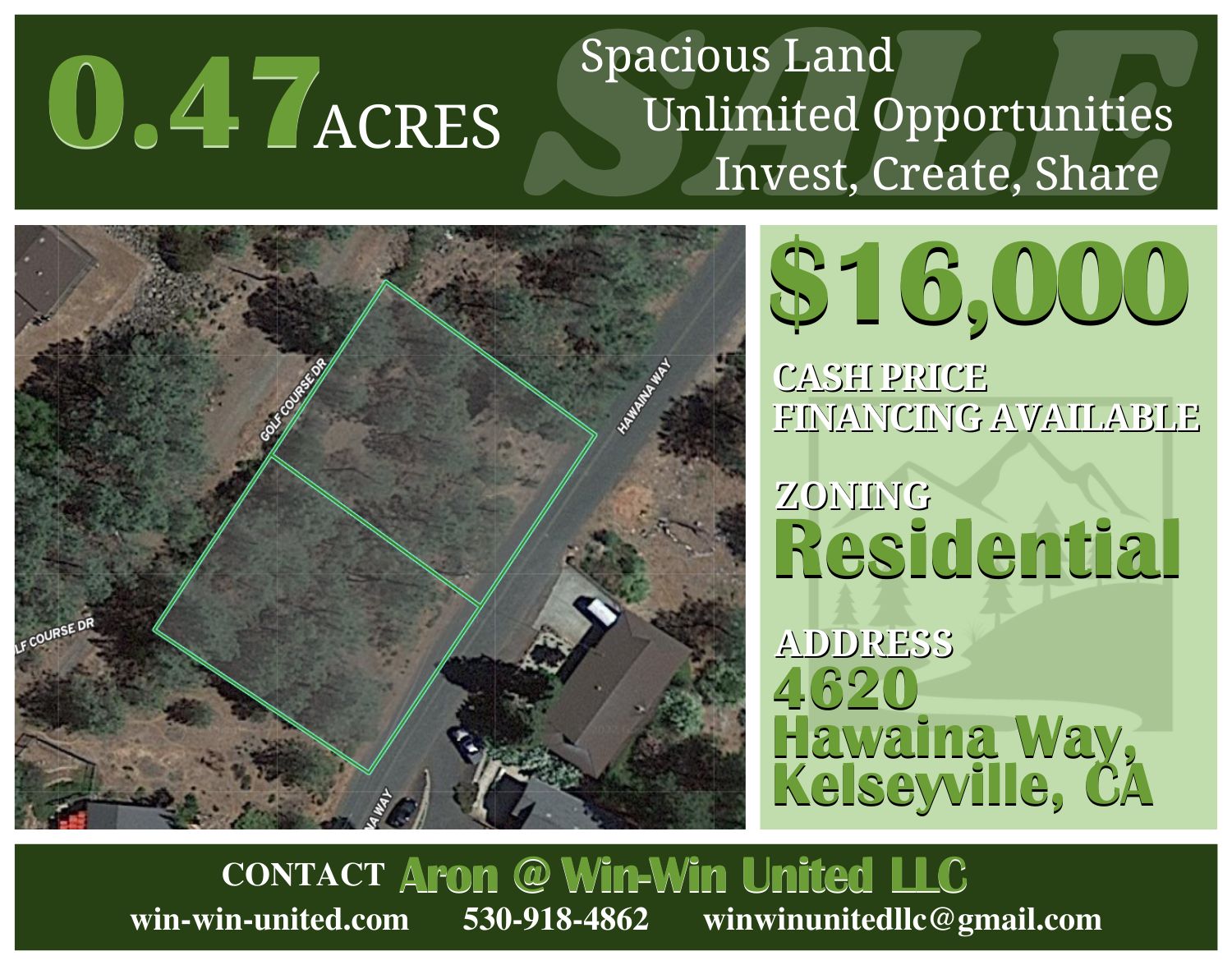 0.47 acres in Lake County, California