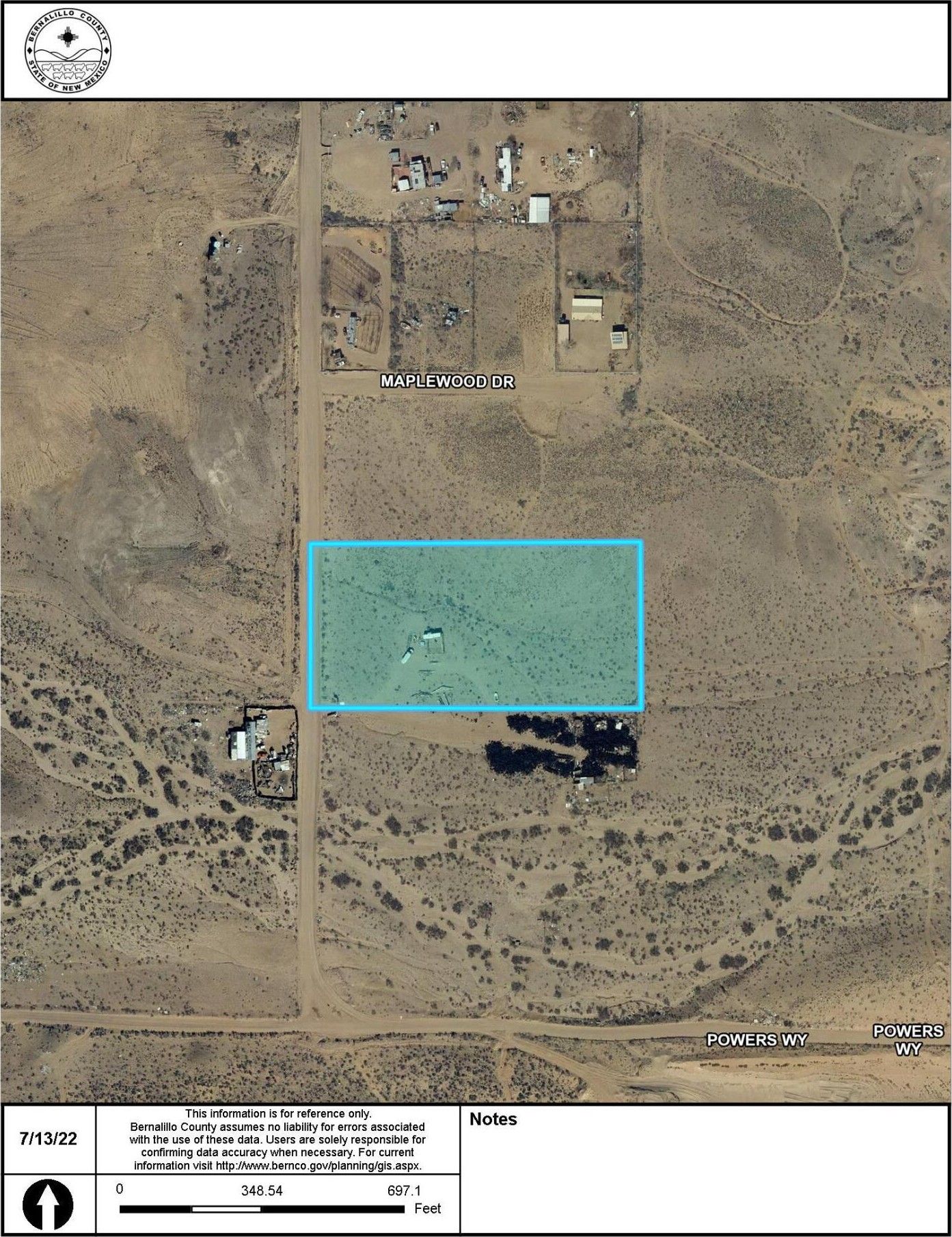 5 acres in Bernalillo County, New Mexico