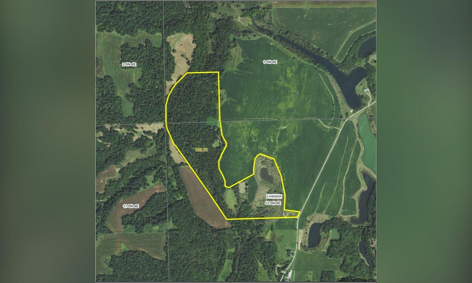 107 acres in Fulton County, Illinois