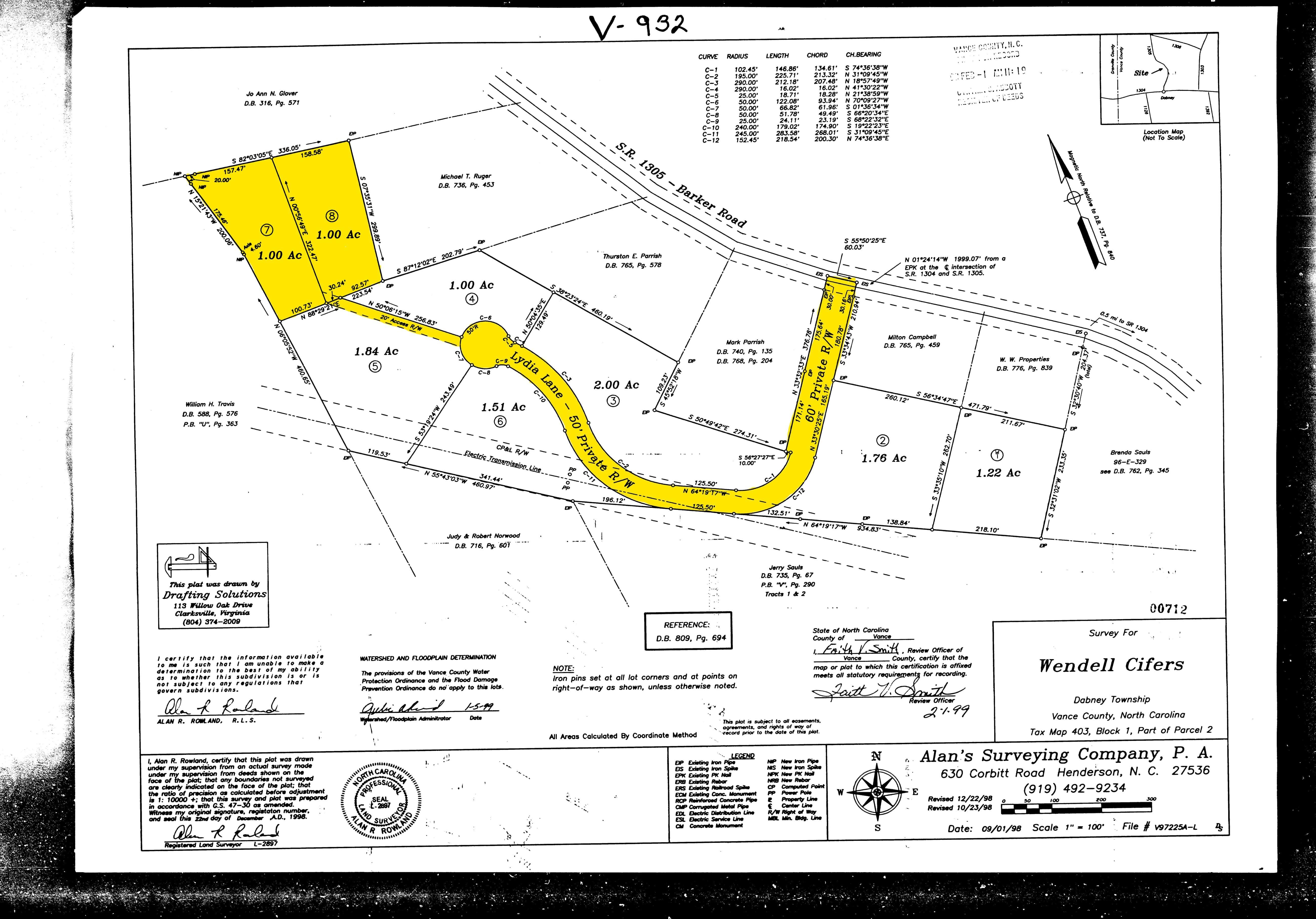 1 acres in Vance County, North Carolina