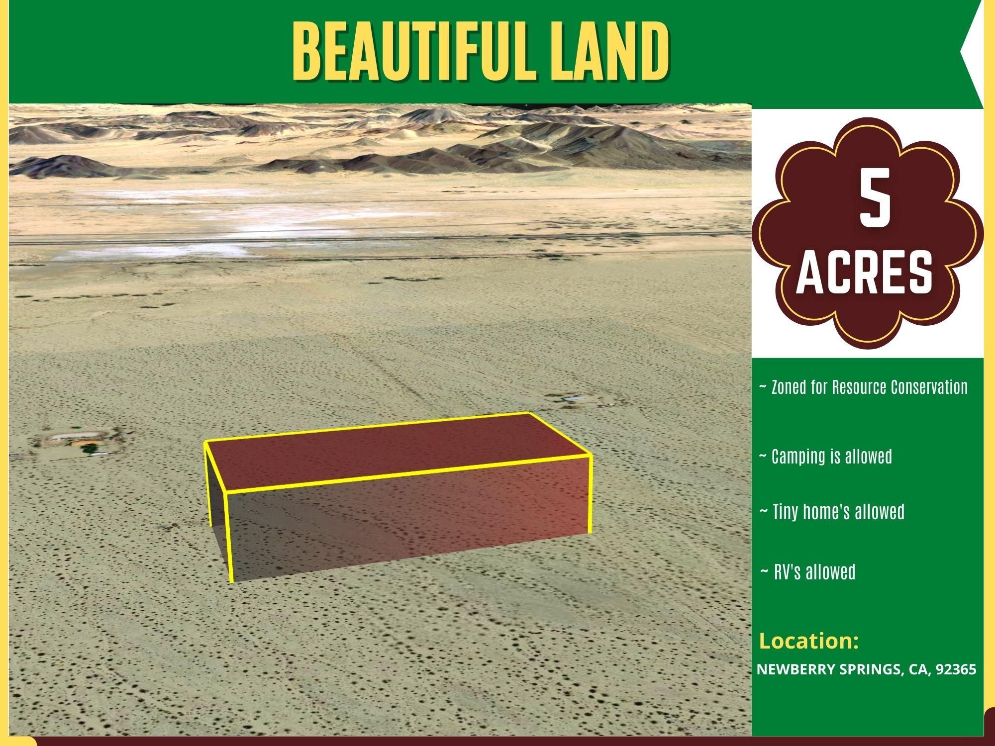 5 acres in San Bernardino County, California