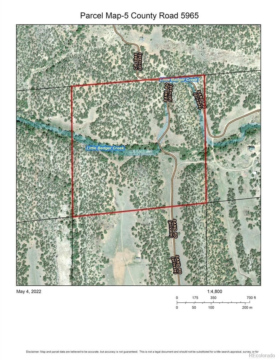 40 acres in Fremont County, Colorado